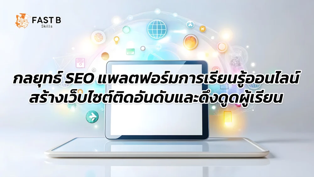 กลยุทธ์ SEO แพลตฟอร์มเรียนออนไลน์ สร้างเว็บไซต์ติดอันดับและดึงดูดผู้เรียน